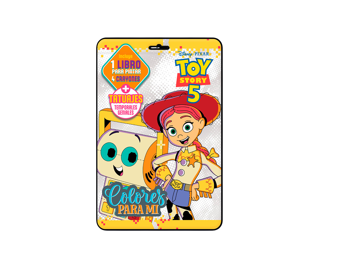 LIBROS VERTICE 6668 TOY STORY 5 COLORES PARA MIS TATUAJES