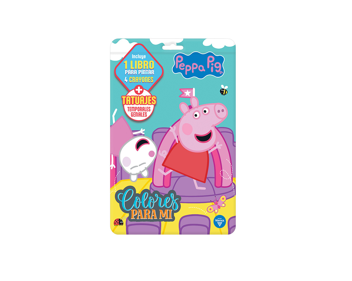 LIBROS VERTICE 6294 PEPPA PIG COLORES PARA MIS TATUAJES