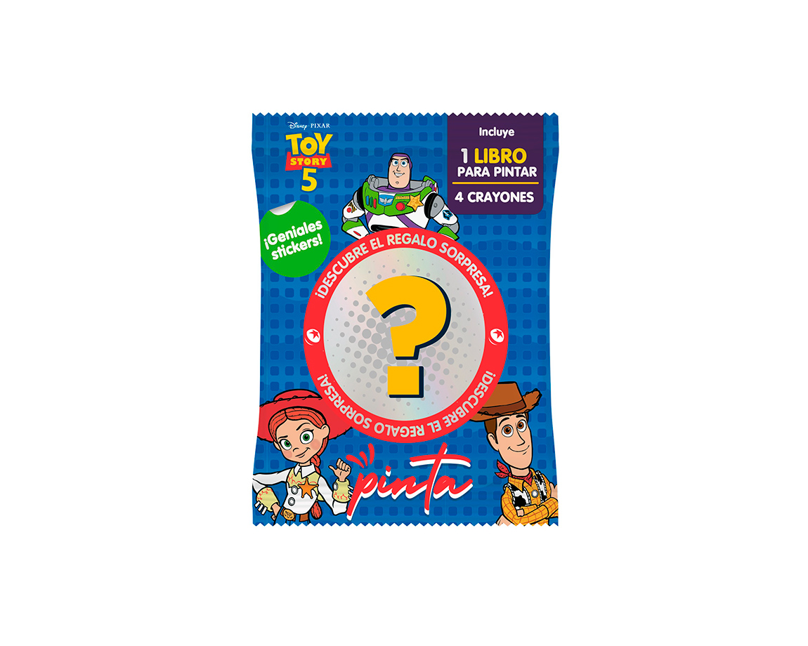 LIBROS VERTICE 6679 PINTA SORPRESA TOY STORY 5