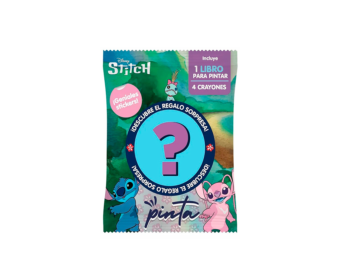 LIBROS VERTICE 6227 PINTA SORPRESA STITCH