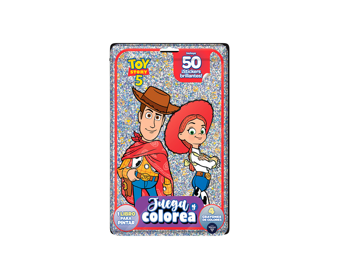 LIBROS VERTICE 6673 TOY STORY 5 JUEGA Y COLOREA