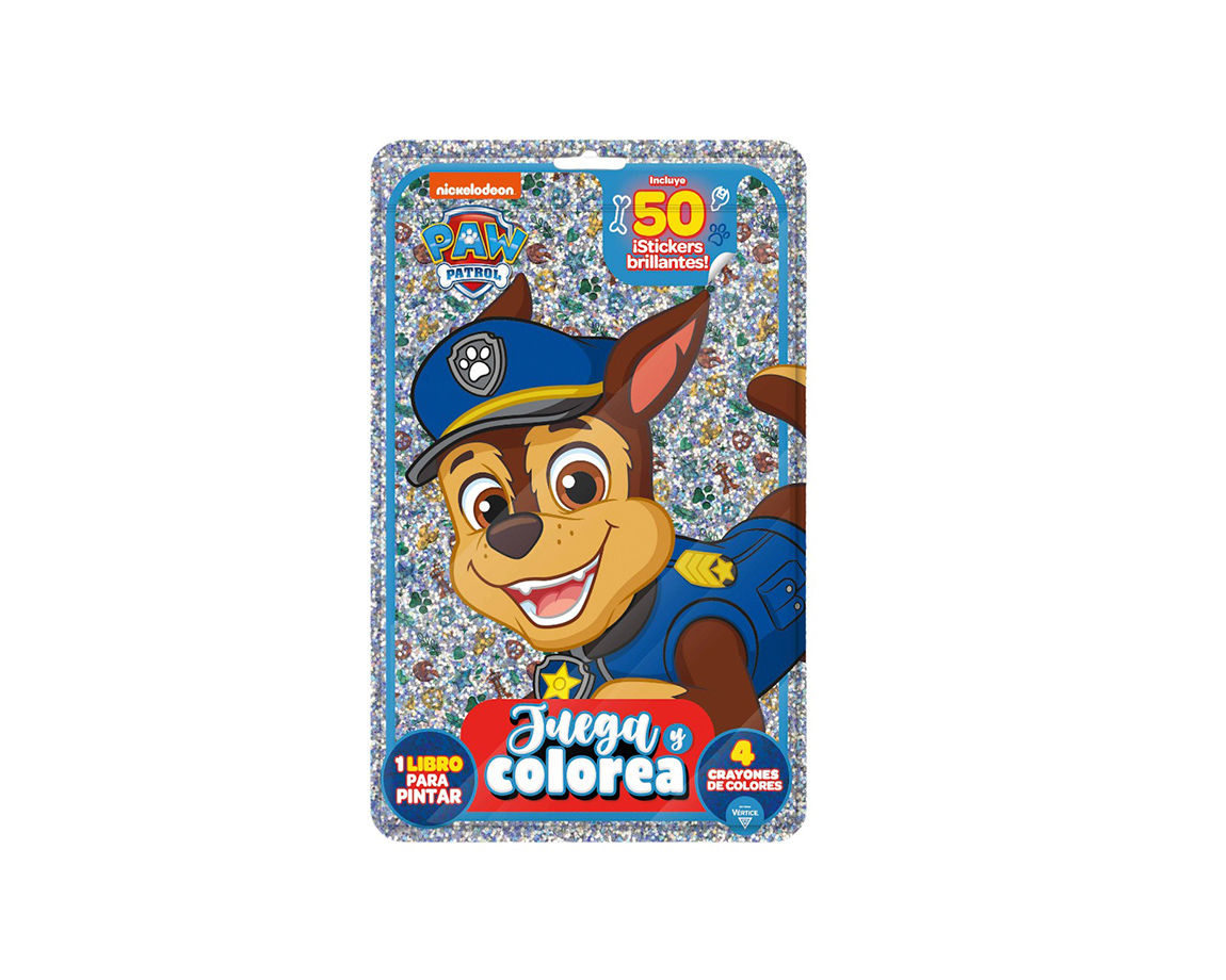 LIBROS VERTICE 6522 PAW PATROL JUEGA Y COLOREA