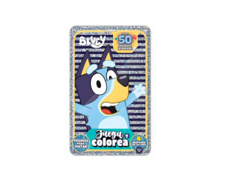 LIBROS VERTICE 6525 BLUEY JUEGA Y COLOREA