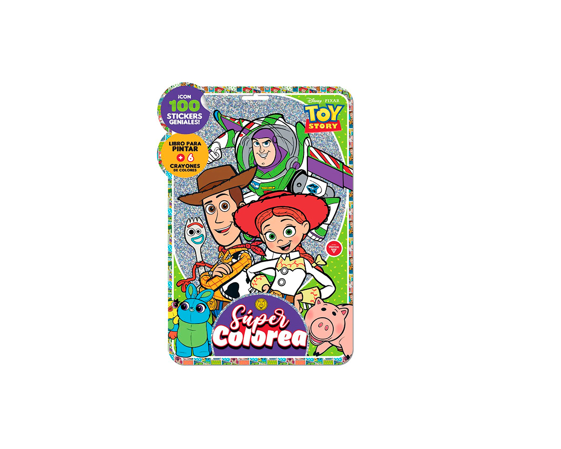 LIBROS VERTICE 6682 TOY STORY 5 SUPER COLOREA