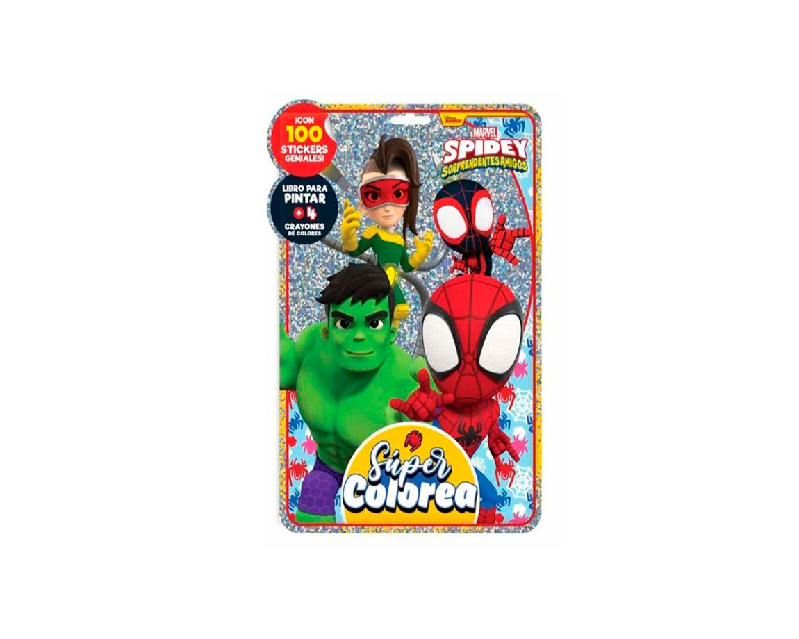 LIBROS VERTICE 6520 SPIDEY AND FRIENDS SUPER COLOREA