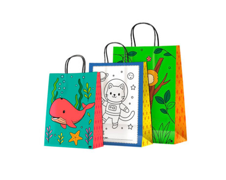 BOLSA REGALO ROMI AVENTURAS P/PINTAR 14x20 x U.
