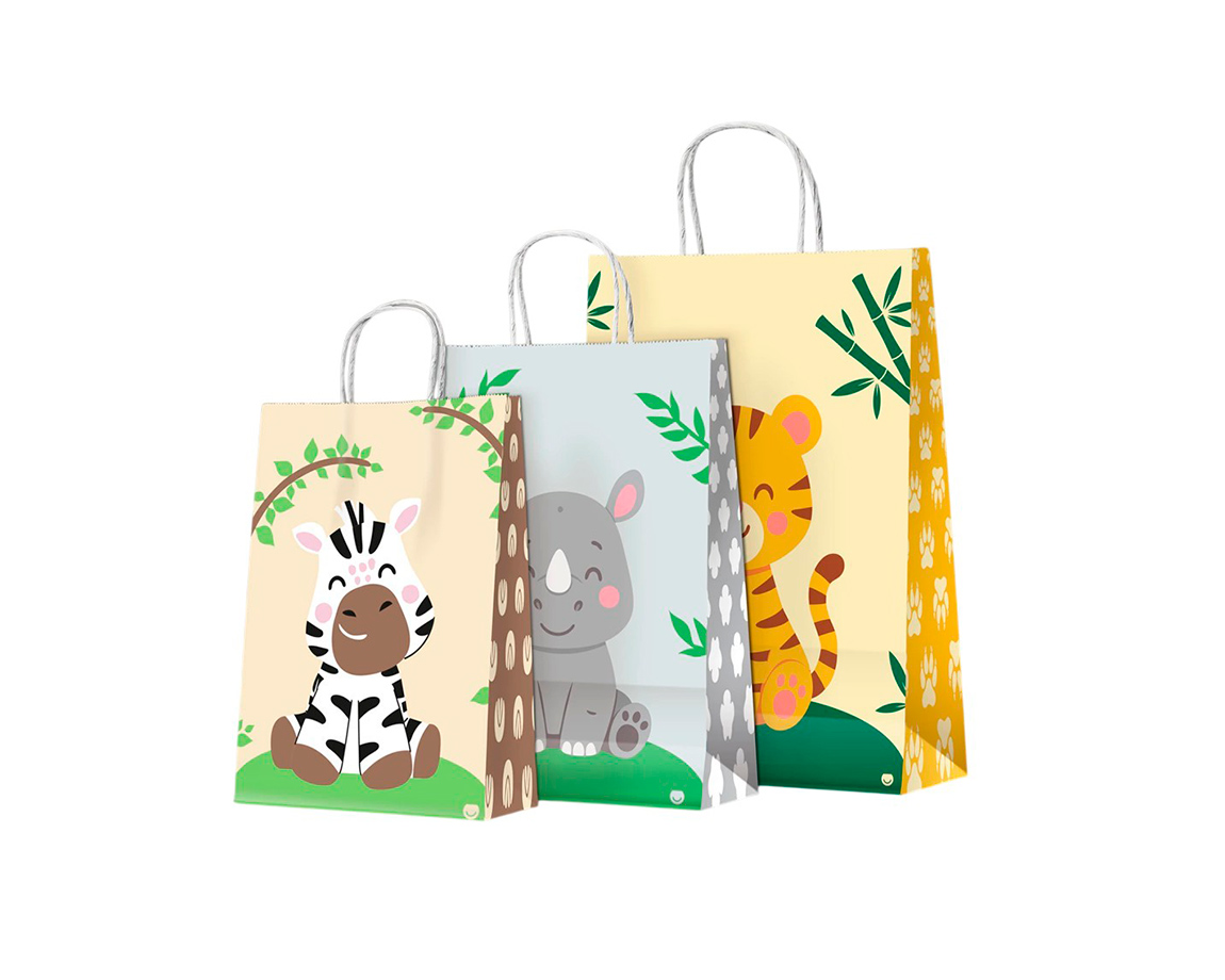 BOLSA REGALO ROMI MINI AMIGOS 22x30 x U.