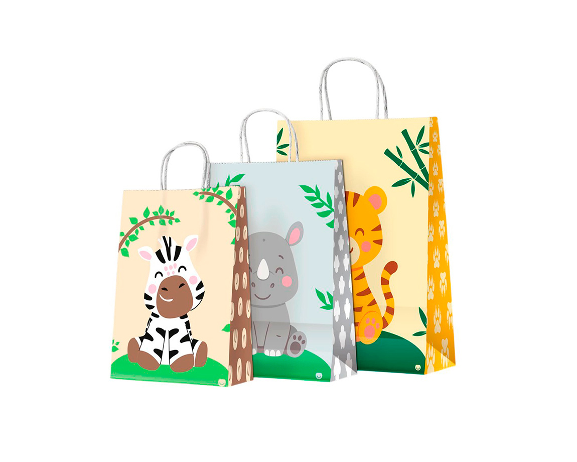 BOLSA REGALO ROMI MINI AMIGOS 30x41 x U