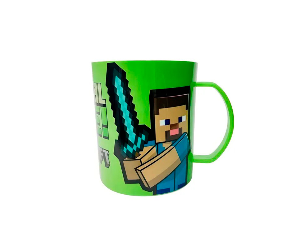 TAZA CRESKO MI079 MINECRAFT PLASTICA