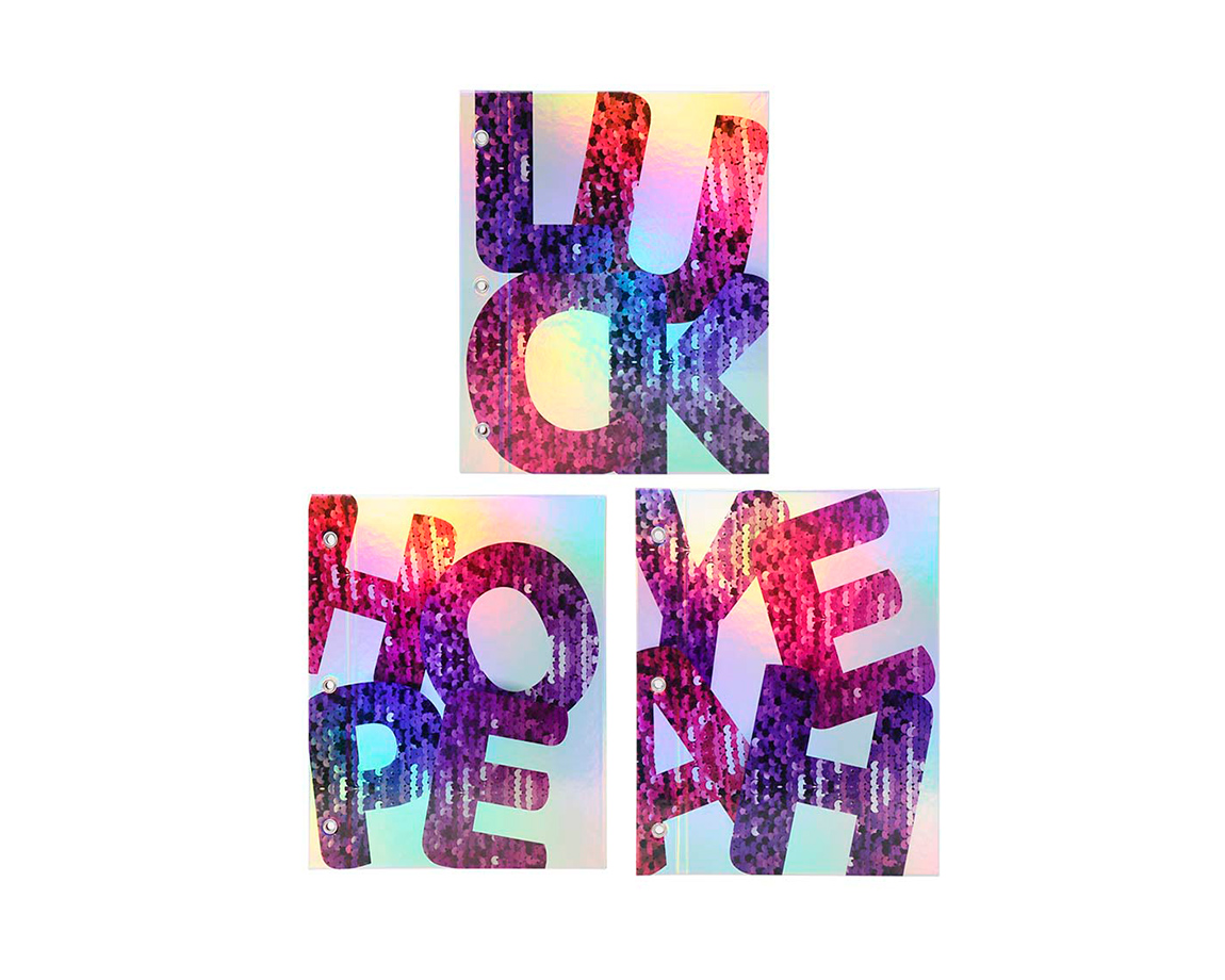 CARPETA REXON Nro 3 SHINNING LETTER