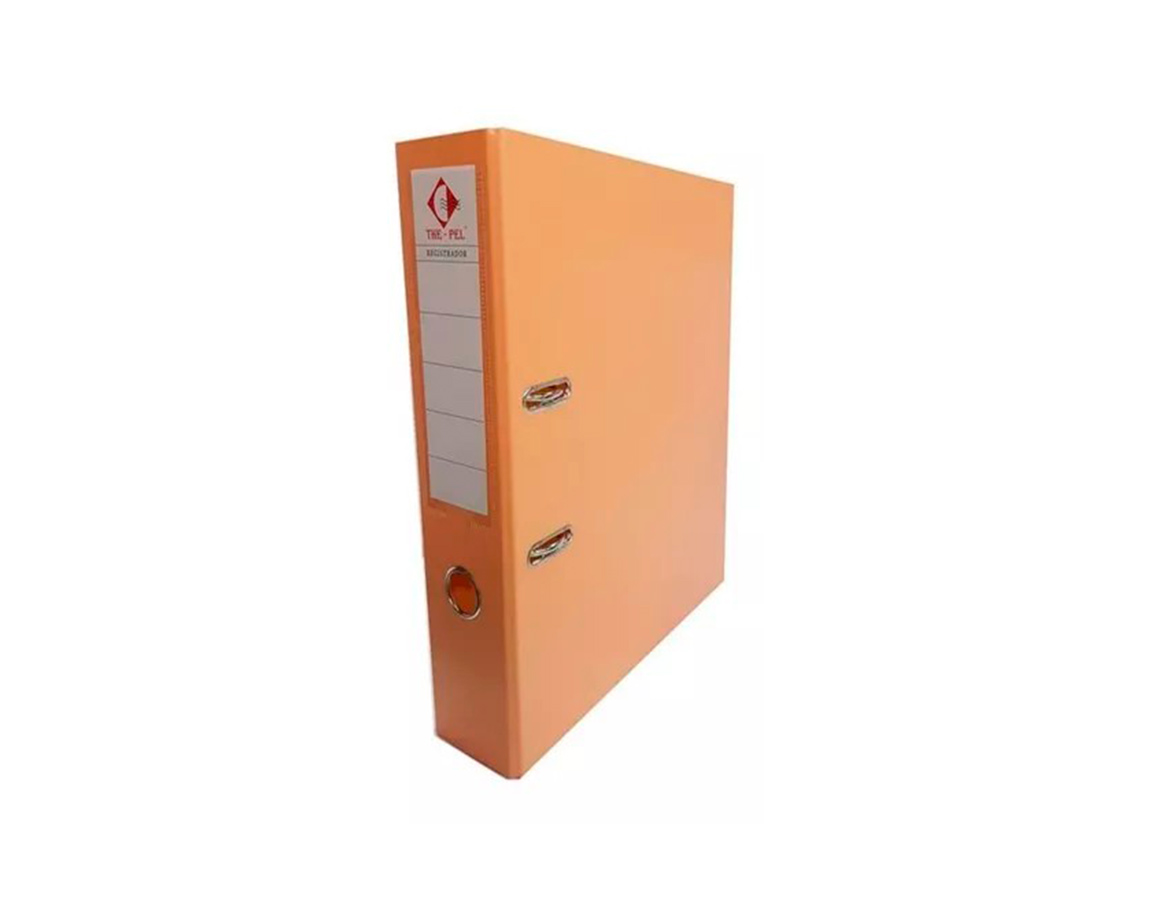BIBLIORATO THE PEL PVC A4 PASTEL NARANJA