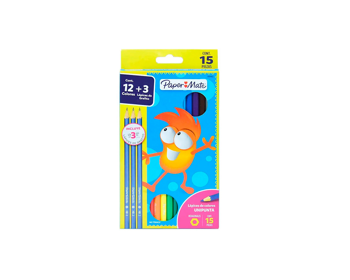 PINTURITAS PAPER MATE CARTON x 12 L + 3 GRAF. 3.0mm