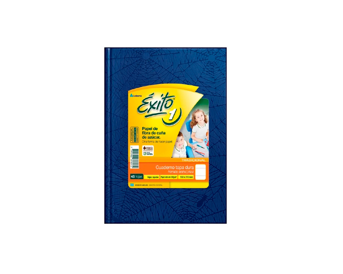 CUADERNO EXITO ARAÑA 48 H L AZUL
