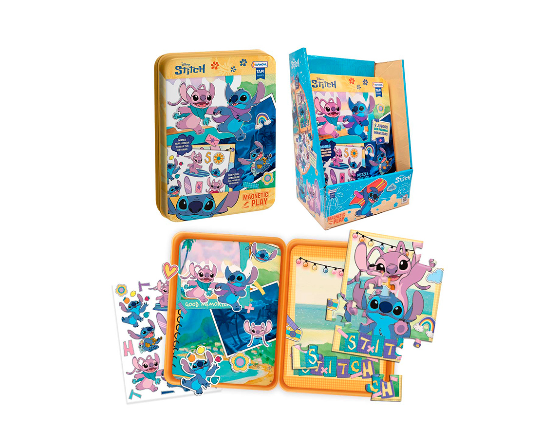 MAGNETIC PLAY JUEGO MAGNÉTICO 2 EN 1 STITCH DMD00188
