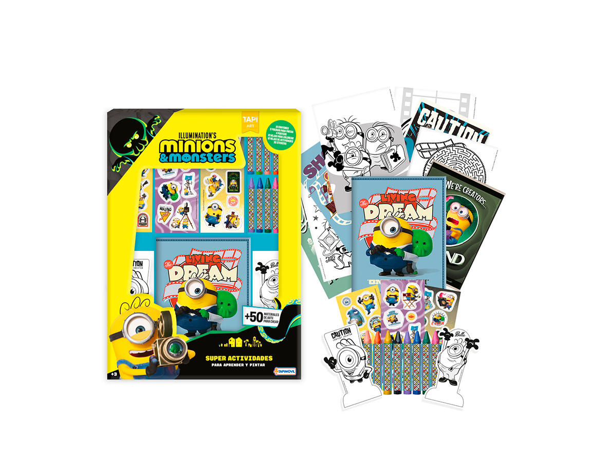 SET ACTIVIDADES MINIONS 3 SUPER ACTIVIDADES UMN00364