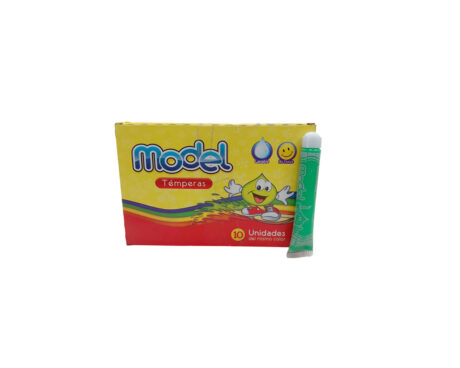 TEMPERA MODEL POMO 8 ML Cx10 VERDE MEDIO