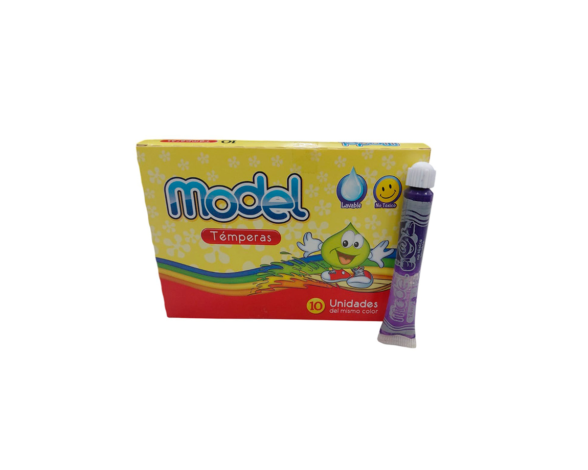TEMPERA MODEL POMO 8 ML Cx10 VIOLETA
