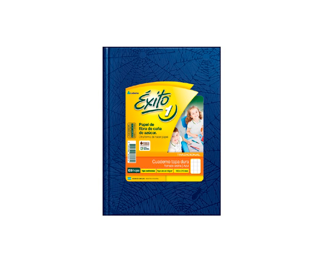 CUADERNO EXITO ARAÑA 100 H # AZUL