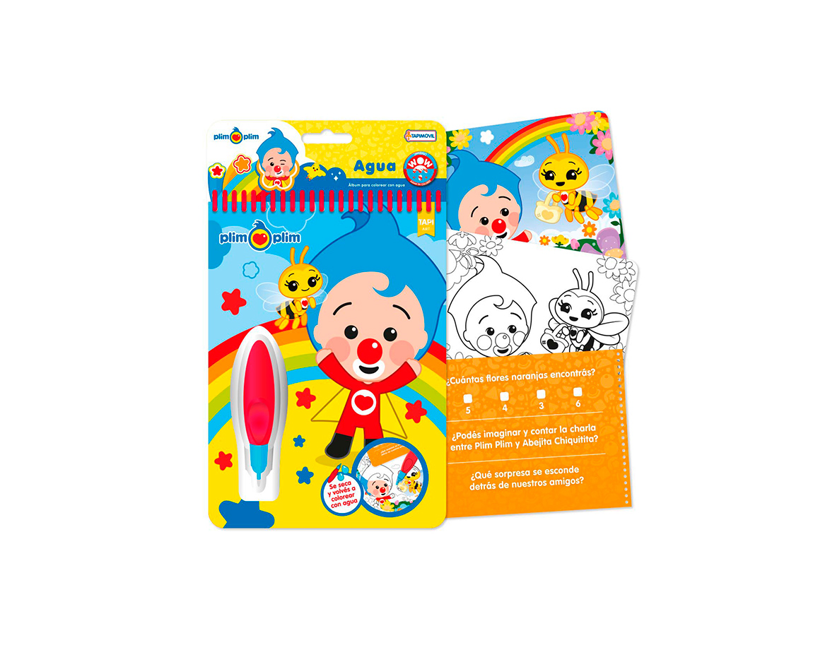 LIBRO ACTIVIDADES PLIM PLIM AGUA WOW PLI02213