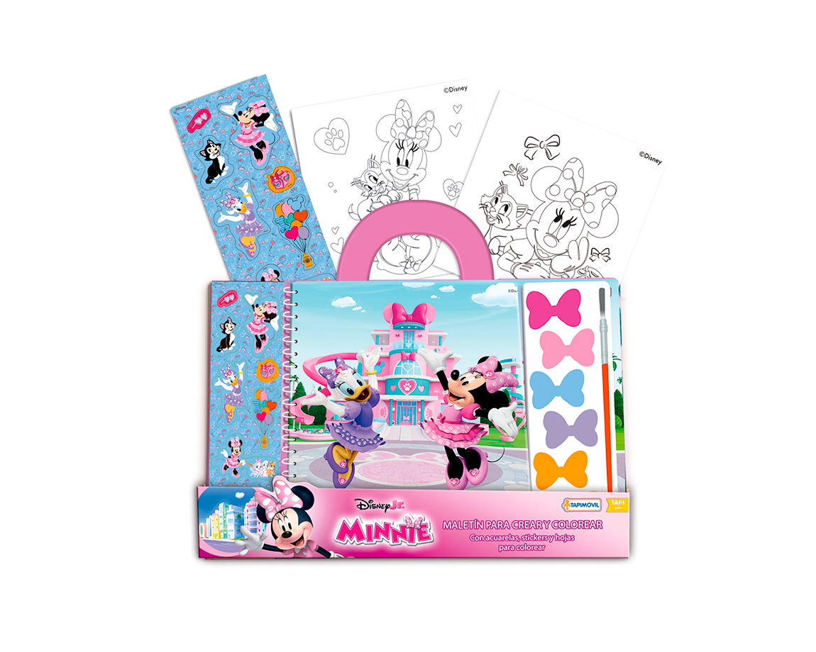 MALETIN ARTE PARA COLOREAR MINNIE DCH17650