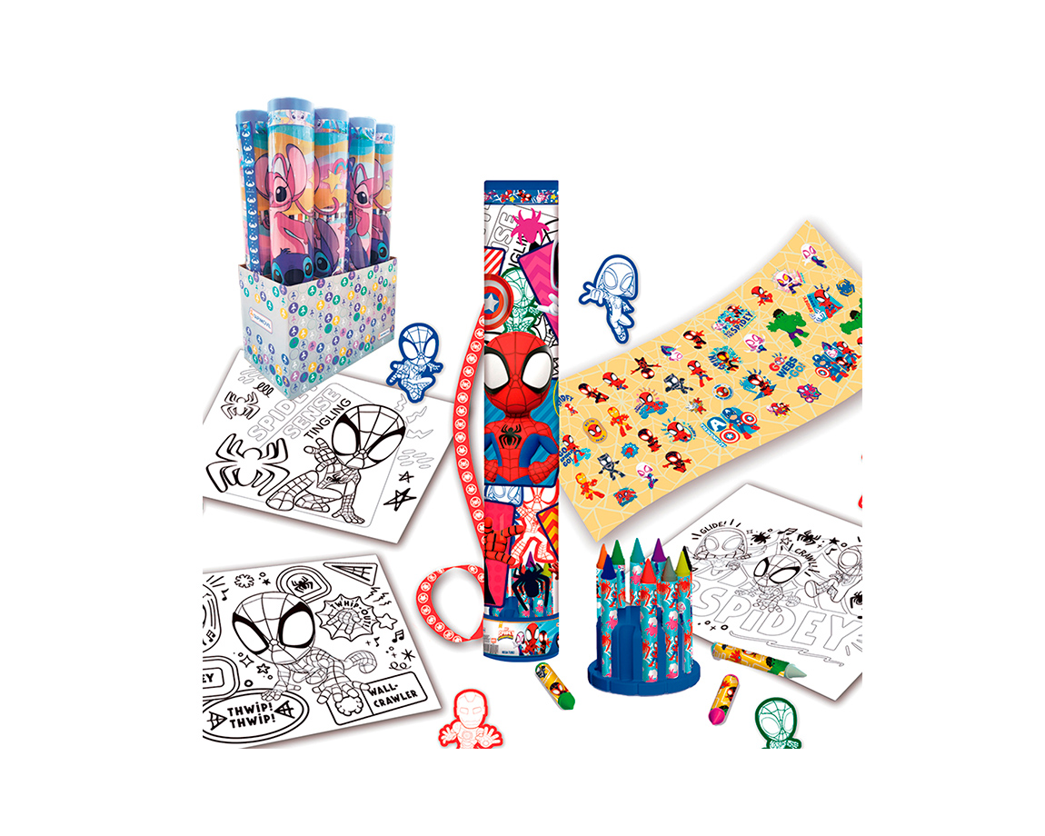 SET ARTE SPIDEY MEGA TUBO VSP13203