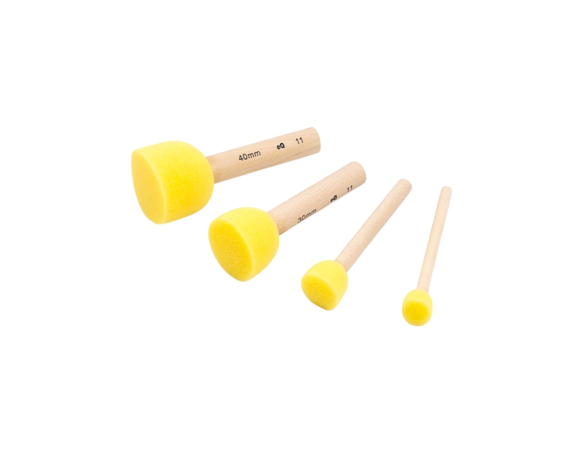 PINCEL EQ SET TAPONADOR ESPONJA x 4 U.