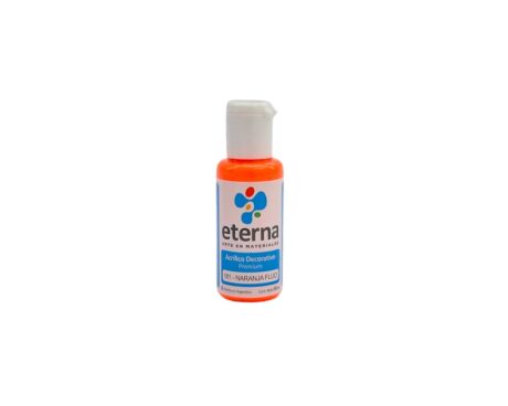 ACRILICO ETERNA DECO x  50 ML  181 FLUO NARANJA