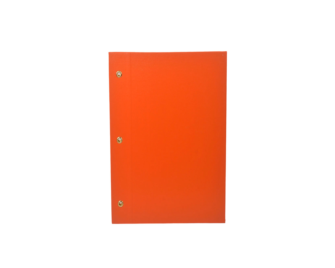 CARPETA LAMA Nº3 2 TAPAS NARANJA