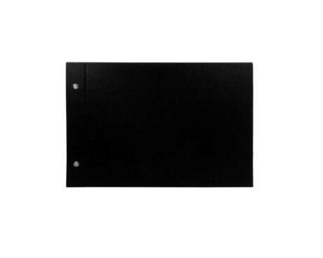CARPETA LAMA Nº5 2 TAPAS NEGRO PVC