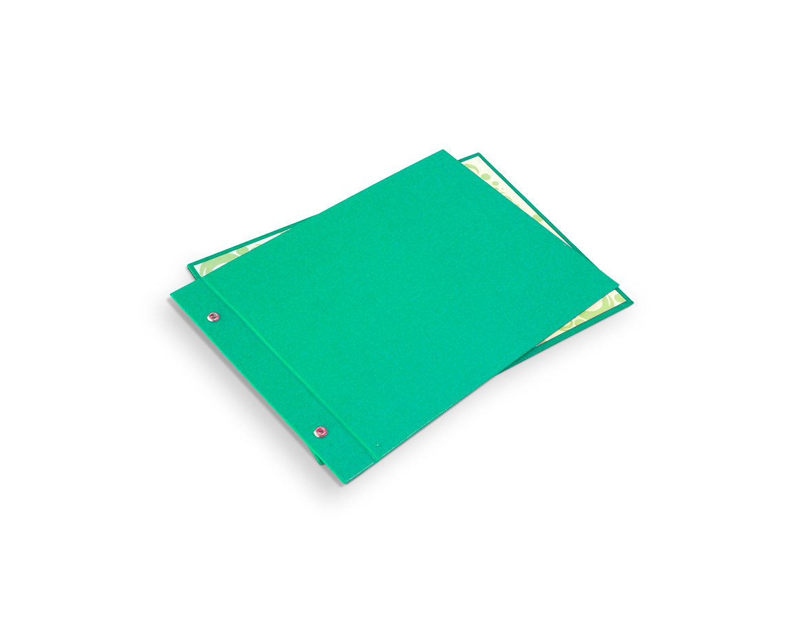 CARPETA UO 2952 Nro 5 FORRADA VERDE MANZANA