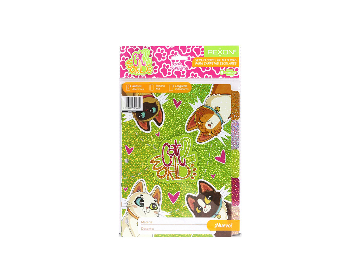 SEPARADOR REXON Nro 3 CAT WORLD SOLAPA