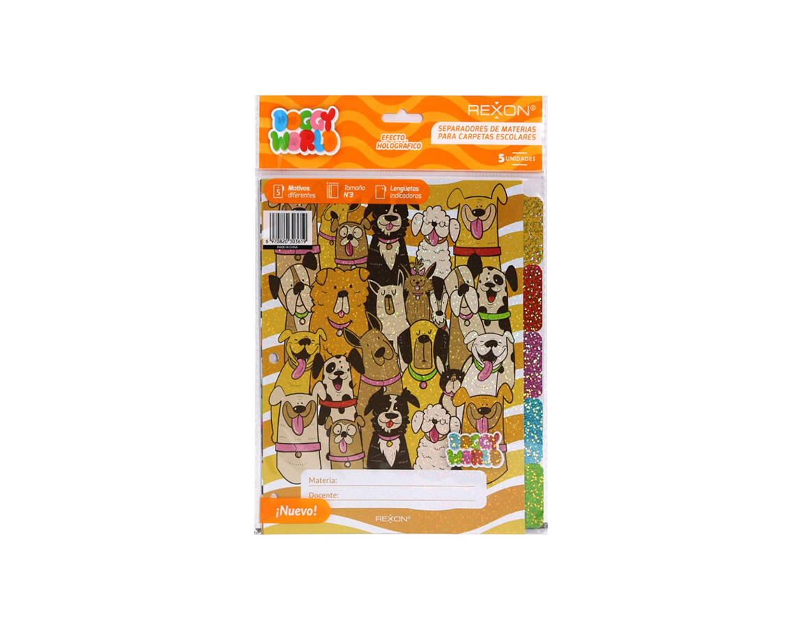 SEPARADOR REXON Nro 3 DOGGY WORLD