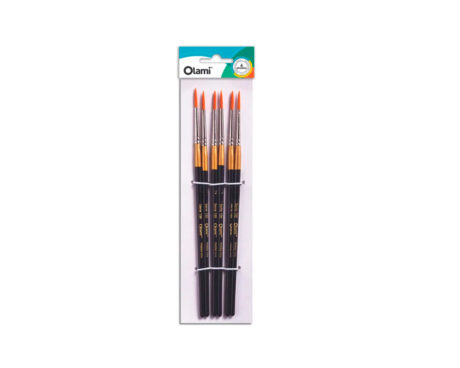 PINCEL OLAMI PI120 Nº8 x 6 U. REDONDO