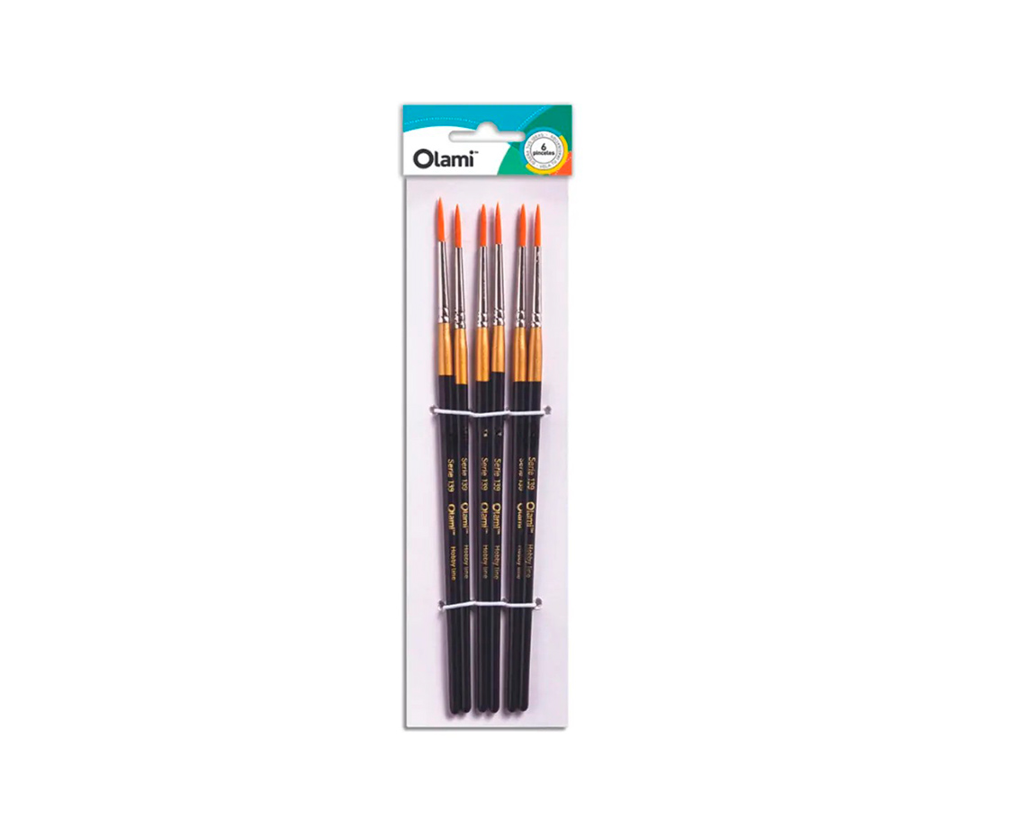 PINCEL OLAMI PI120 Nº12 x 6 U. REDONDO