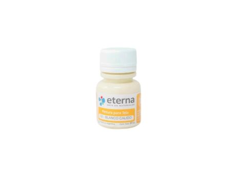 PINTURA ETERNA TELA x 37 ML 02 BLANCO CALIDO x37 ML