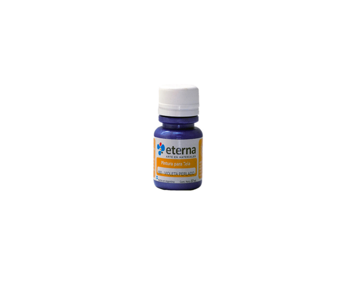 PINTURA ETERNA TELA x 37 ML PERLADO 160 VIOLETA