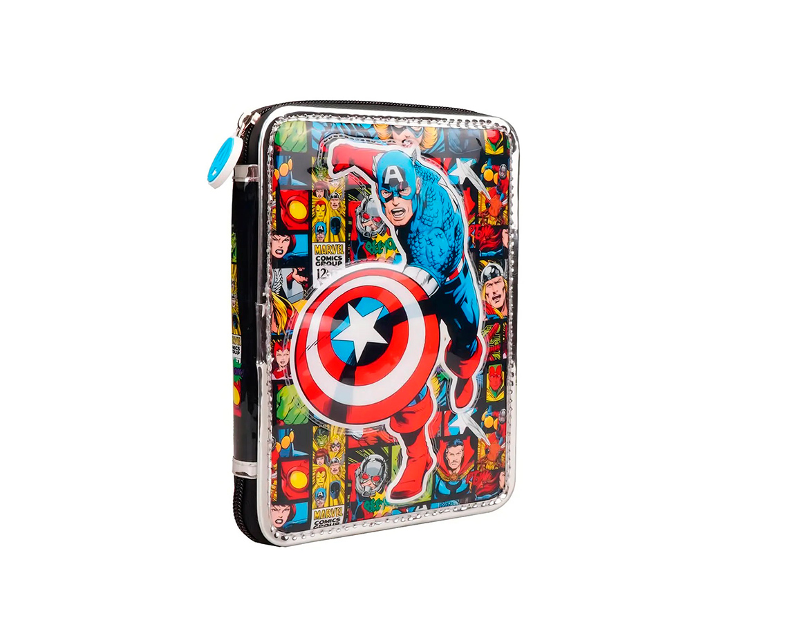 CARTUCHERA CRESKO SP703 AVENGERS 1P C/UTILES