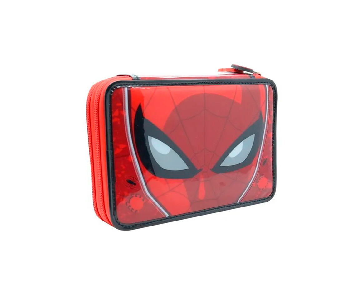 CARTUCHERA CRESKO HA588 SPIDERMAN 2P C/ UTILES