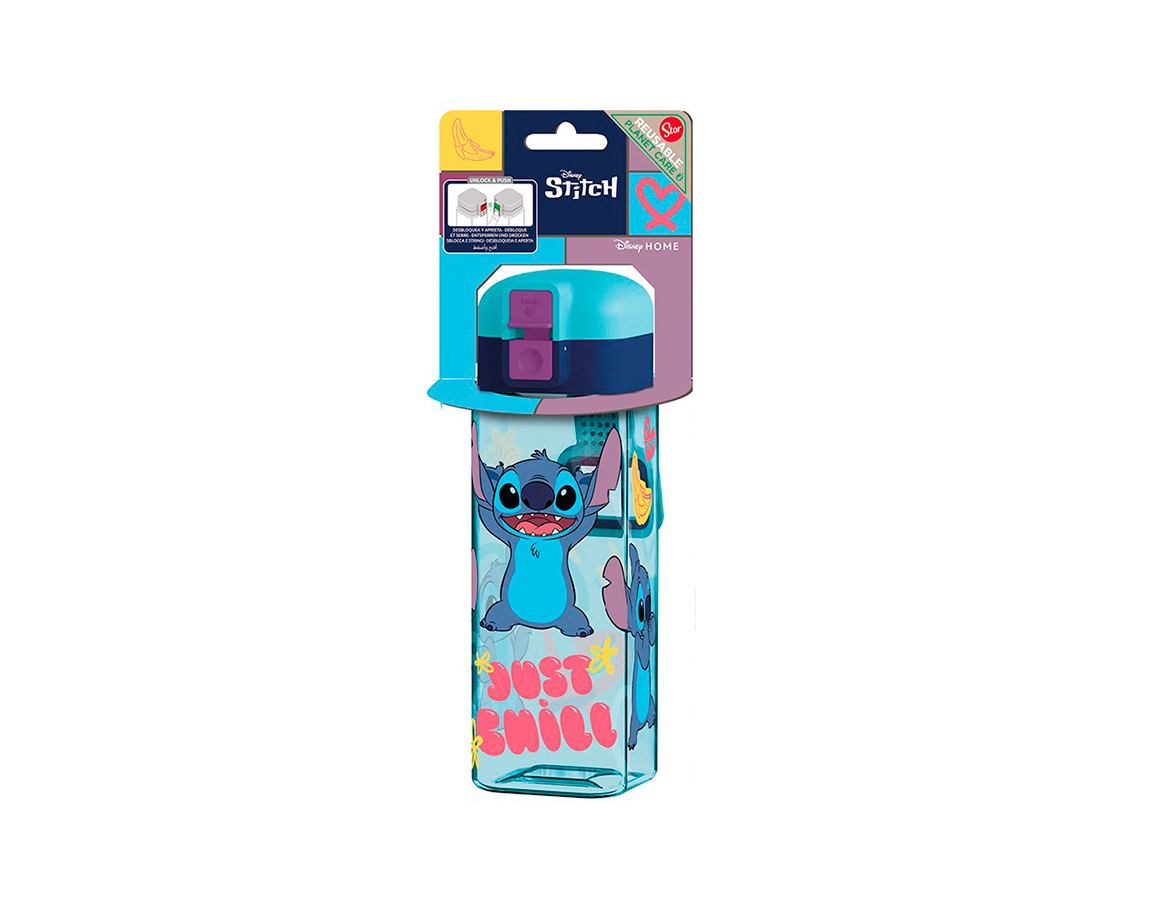 BOTELLA WABRO 1454 SAFETY LOOK LILO&STITCH x 370 ml
