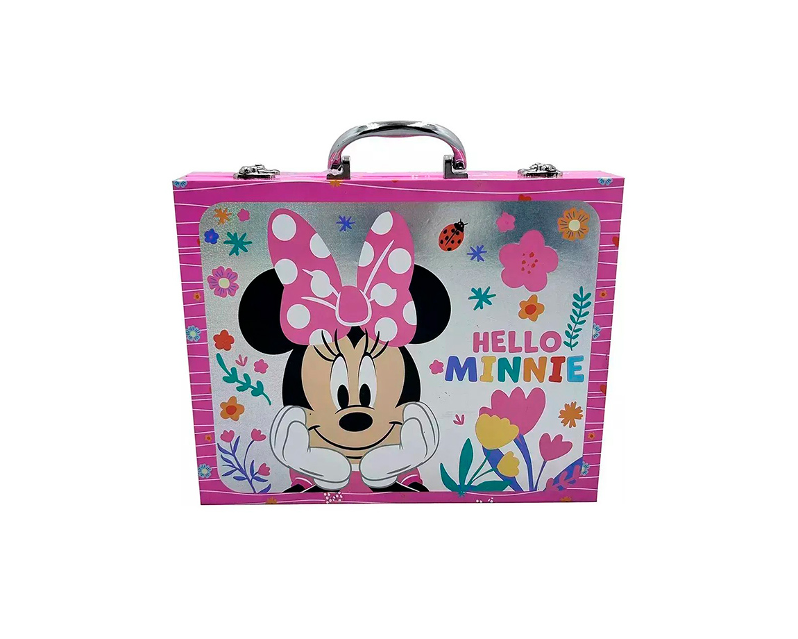 VALIJA SET DE ARTE CRESKO KM383 MINNIE 53 PIEZAS