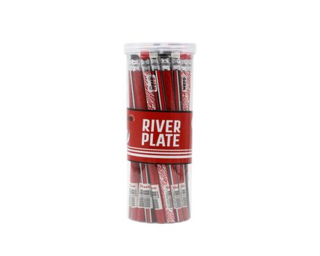 LAPIZ WERO WE4078 RIVER PLATE C/ GOMA X 30U.