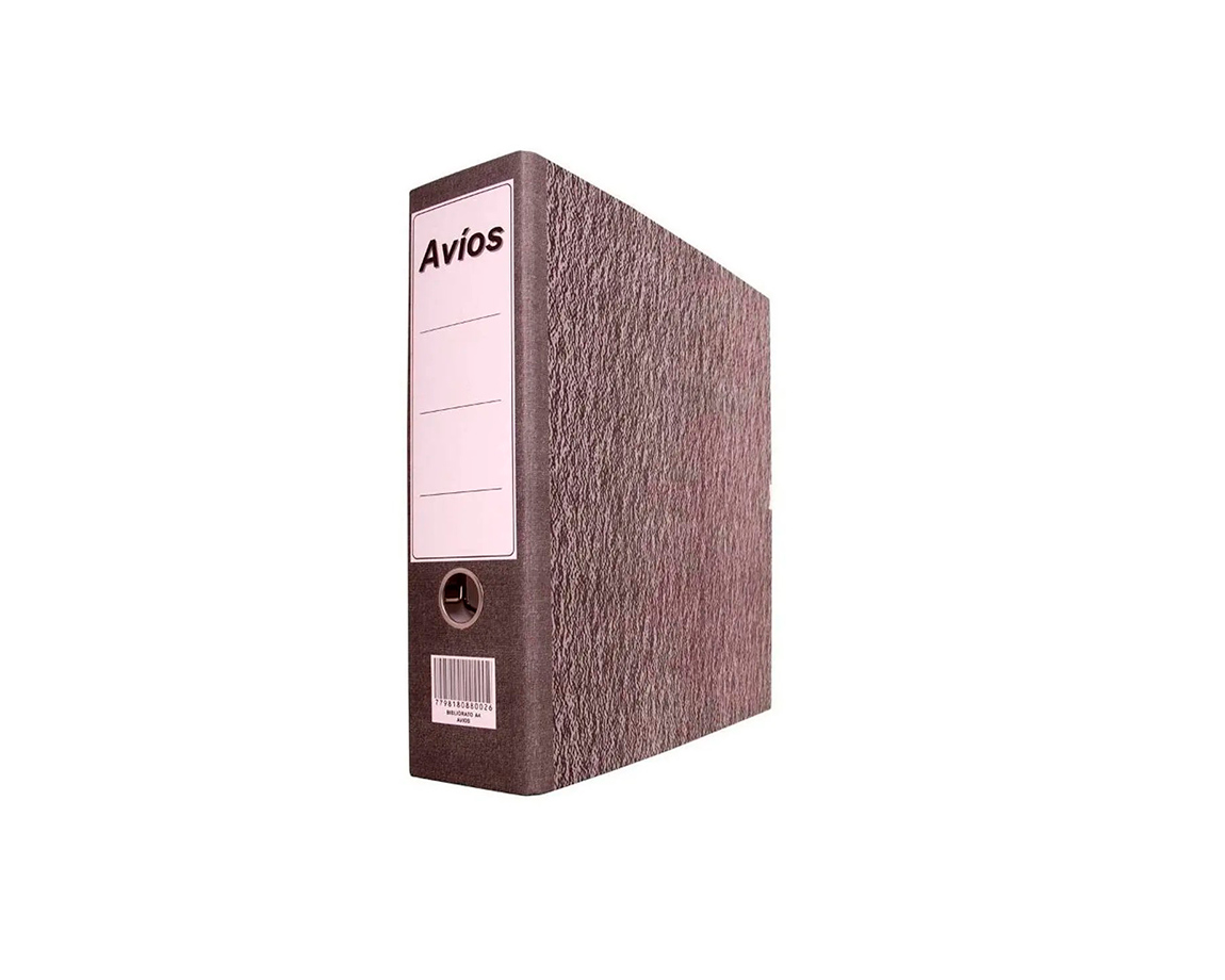 BIBLIORATO AVIOS LOMO PAPEL A4