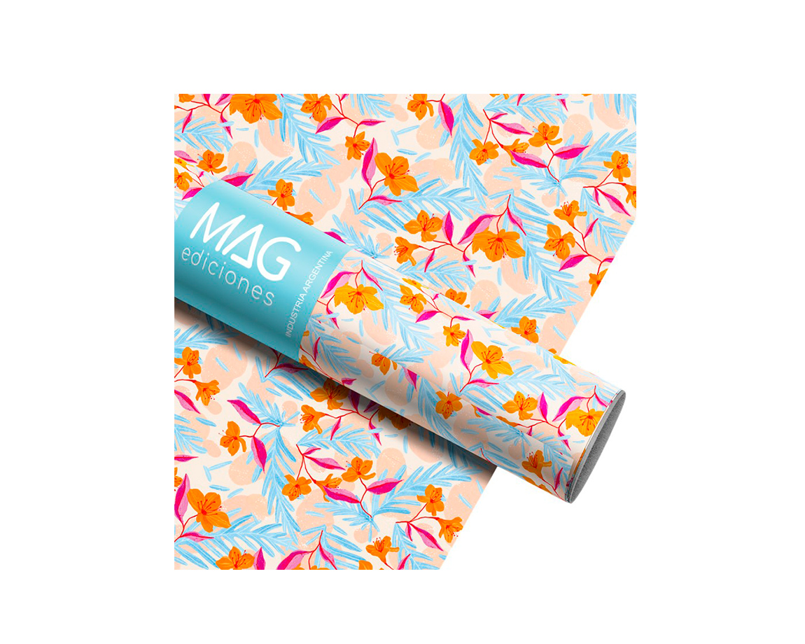 PAPEL REGALO MAG 5158 BOLD AFTER BLOOMS
