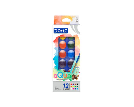 ACUARELA DOMS x 12 COL. 23mm