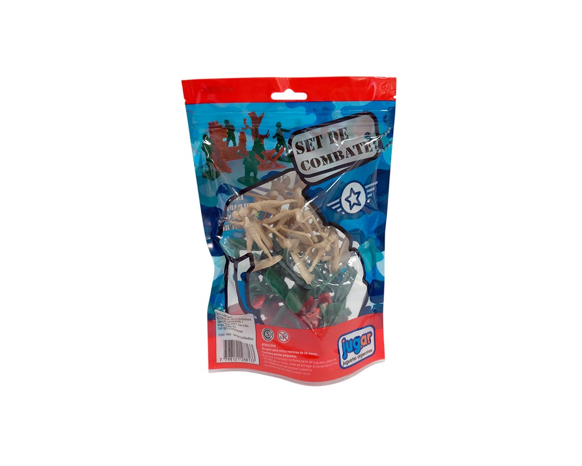 JUGUETE JUGAR 449 SET SOLDADITOS x30