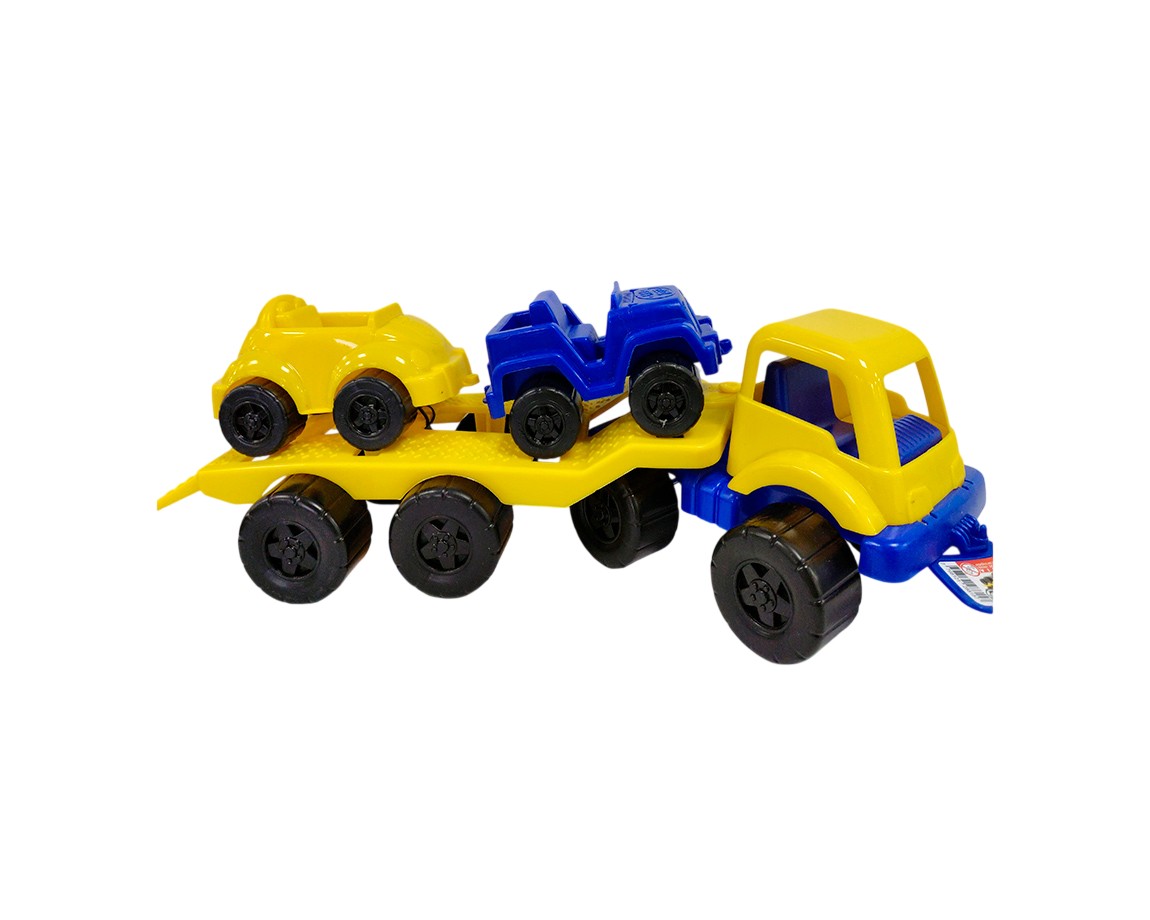 JUGUETE JUGAR 074 CAMION TRAILER C/ 2 AUTOS