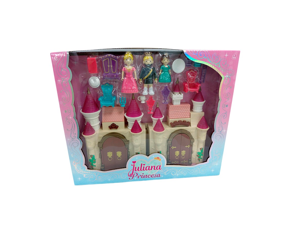 JUGUETE JULIANA JUL0139 PRINCESAS CASTILLO C/LUZ SONIDO