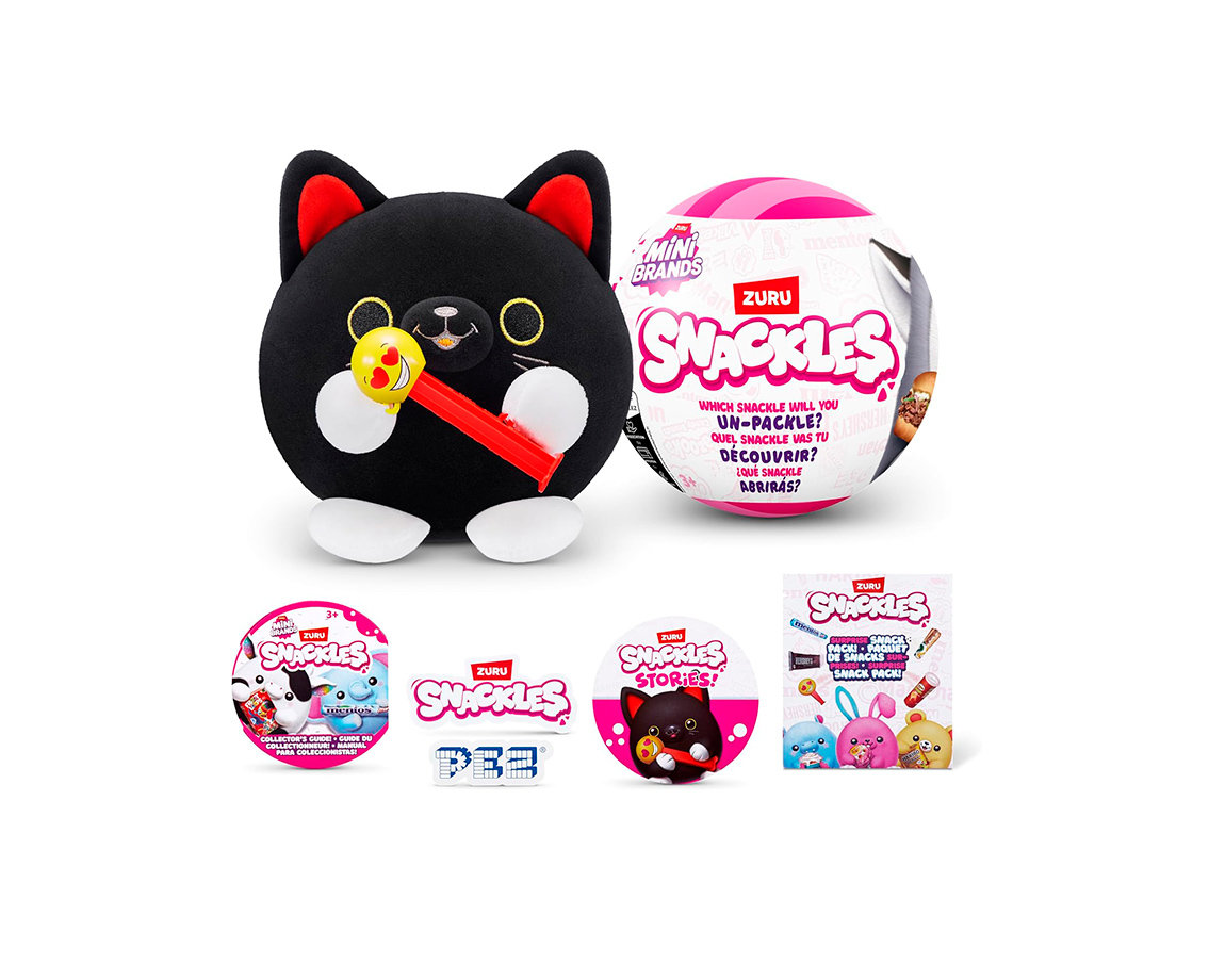 JUGUETE ZURU 8084 SNACKLES PELUCHE SURTIDO DE 35 CM