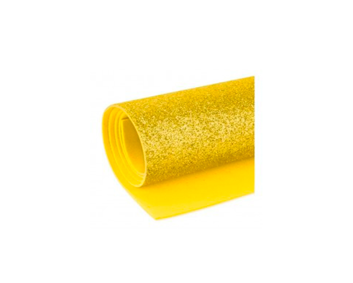 GOMA EVA GLITTER 60 X 40 ORO