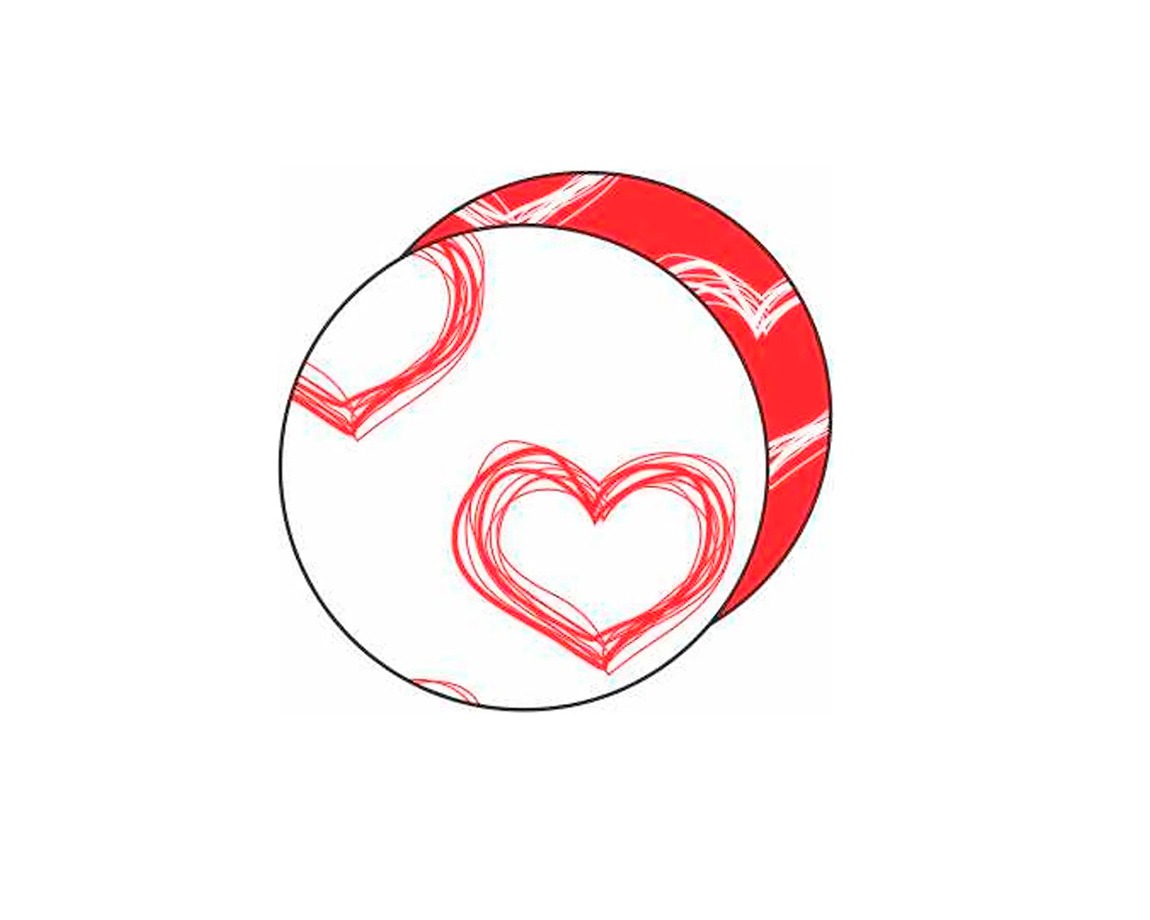 PAPEL CARTULINA PEQUE 37 CORAZON ROJO 50x70